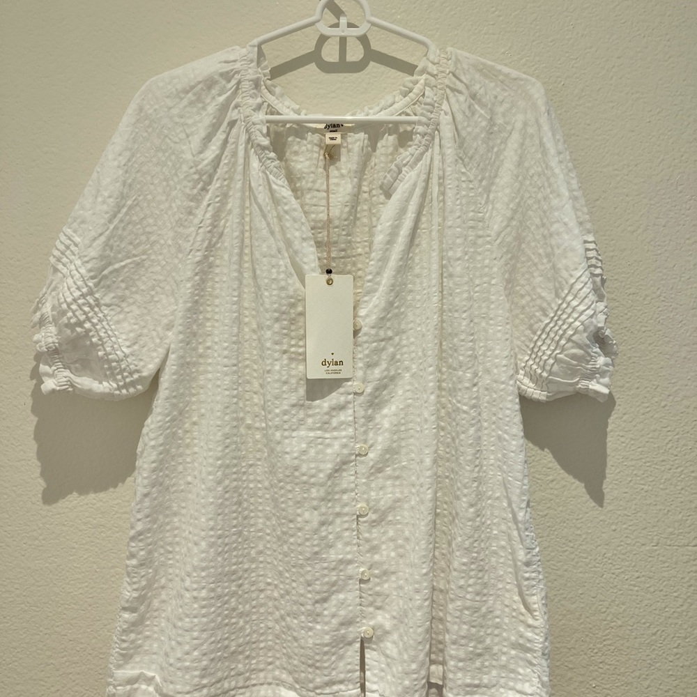 Women’s small Ruffle blouse .